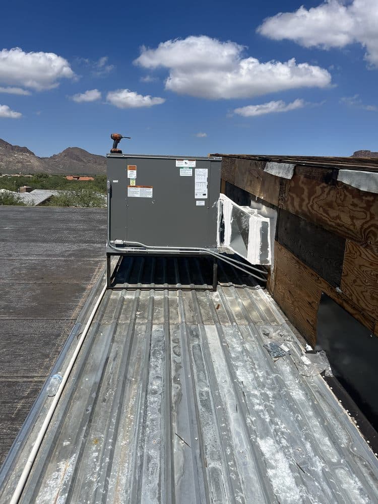 HVAC King technician work, job site photo 3