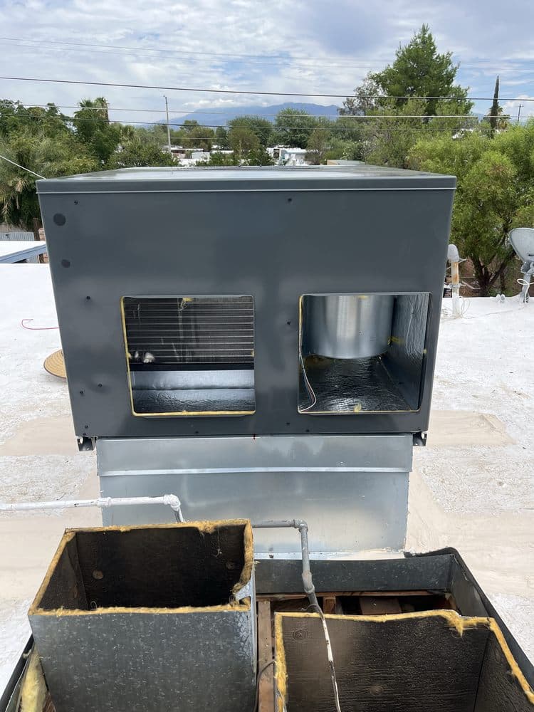 HVAC King technician work, job site photo 7